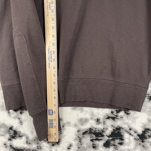 Vintage Polo Ralph Lauren Sweater Mens Size Extra Large Brown Cotton‎ Snap/Zip - Picture 5 of 11